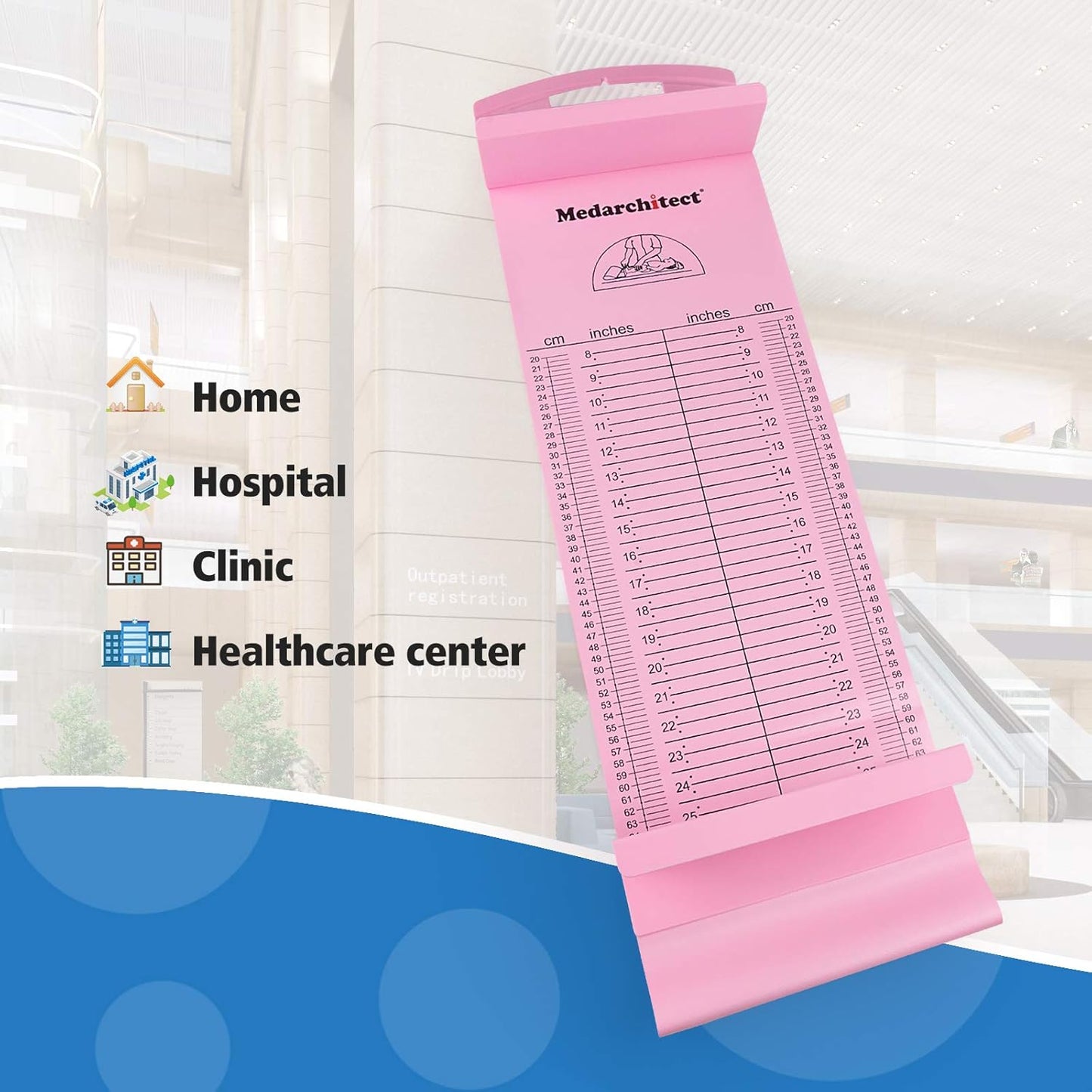 Infant Length Measuring Mat For Newborns And Toddlers