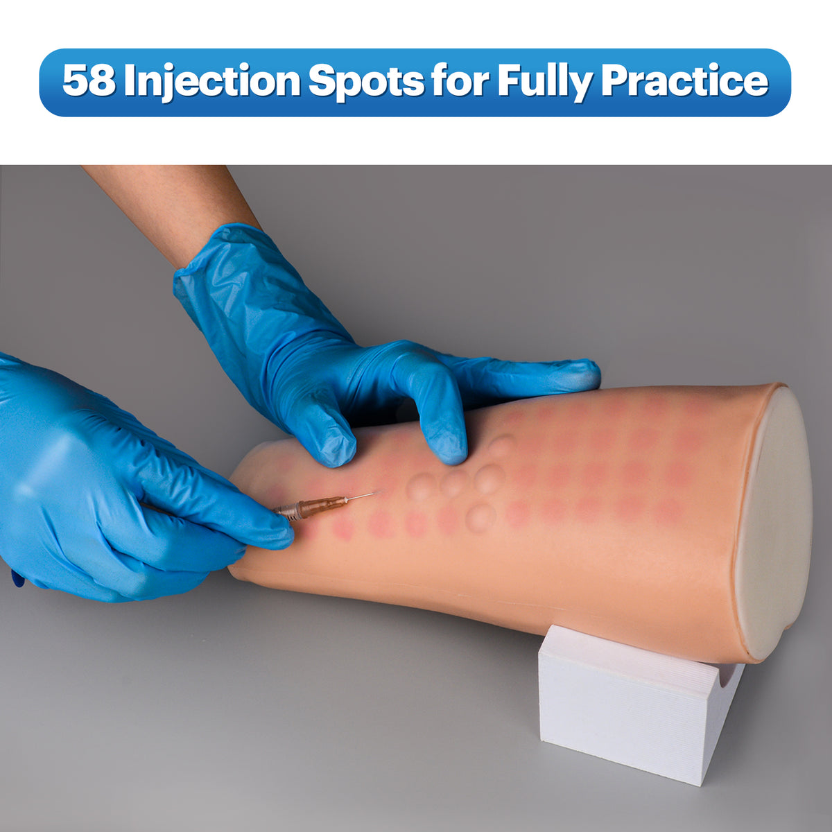 Intradermal Injection Trainer with 58 Practice Sites
