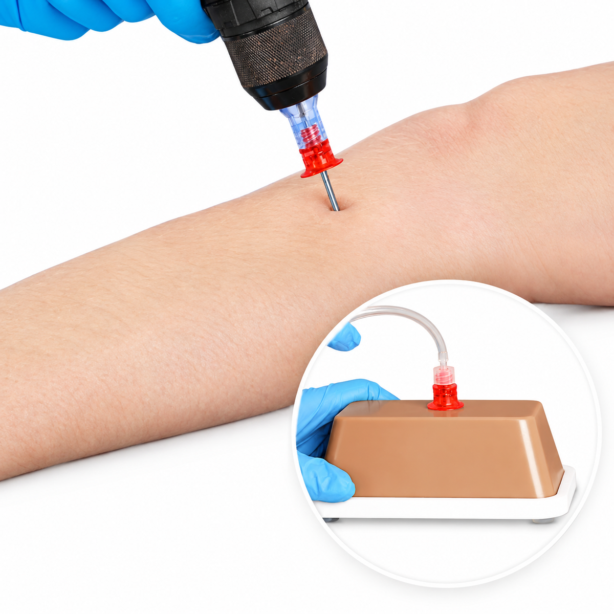 Intraosseous Access Trainer for IO Needle Insertion Practice