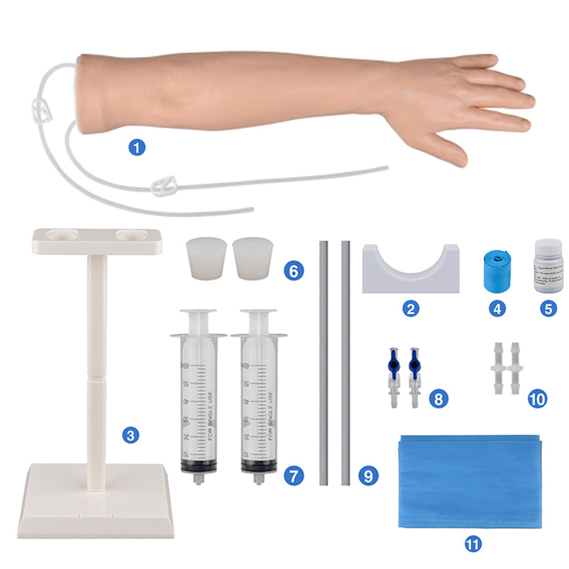 IV Arm Trainer Kit with Plastic Fluid Stand – Medarchitect