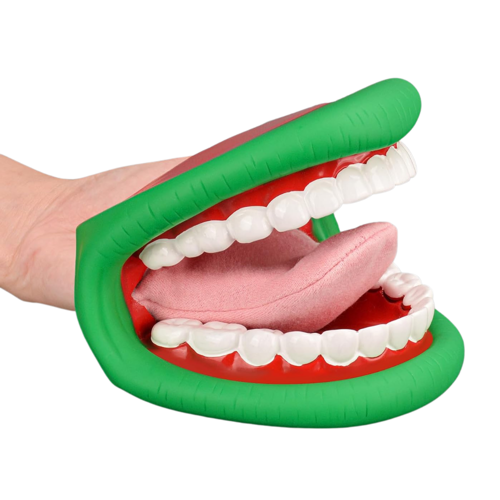 Kids Speech Therapy Puppet With Flexible Fabric Tongue