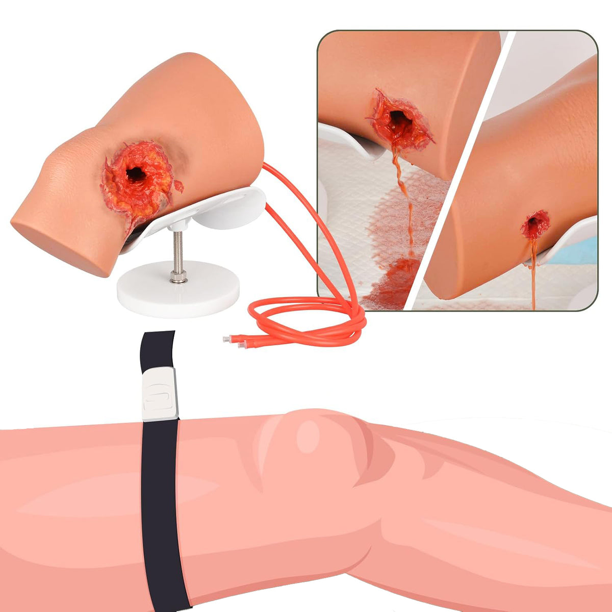 Knee GSW Stop the Bleeding Training Kit