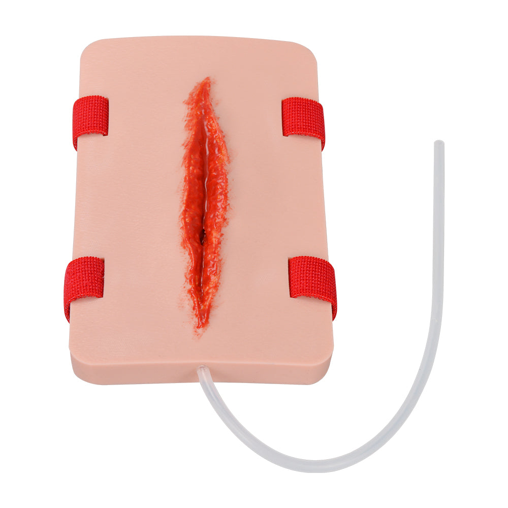 Laceration Wound Training Model With Realistic Bleeding Effect