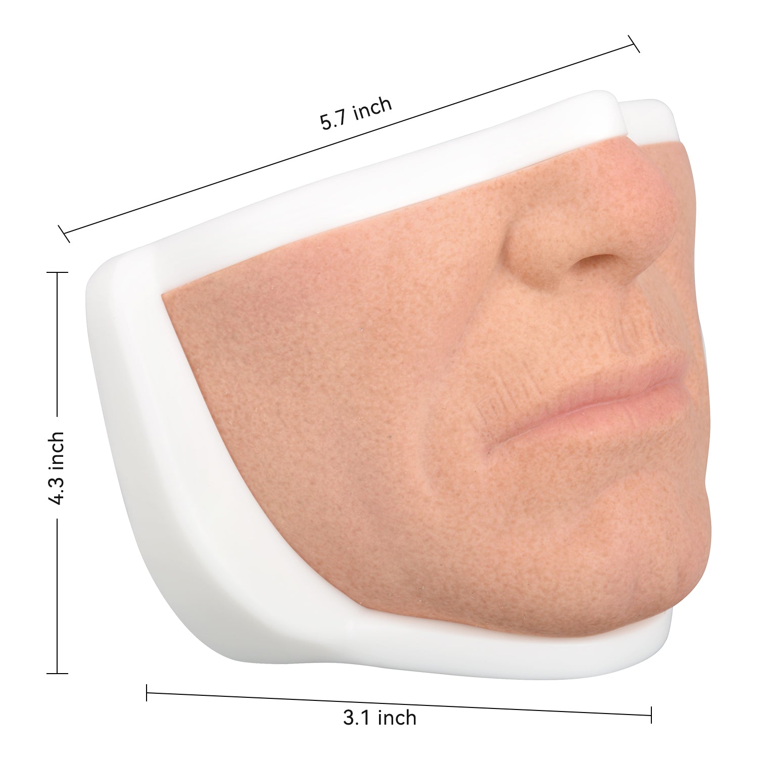 Lower Face Injection Practice Model with Realistic Facial Features