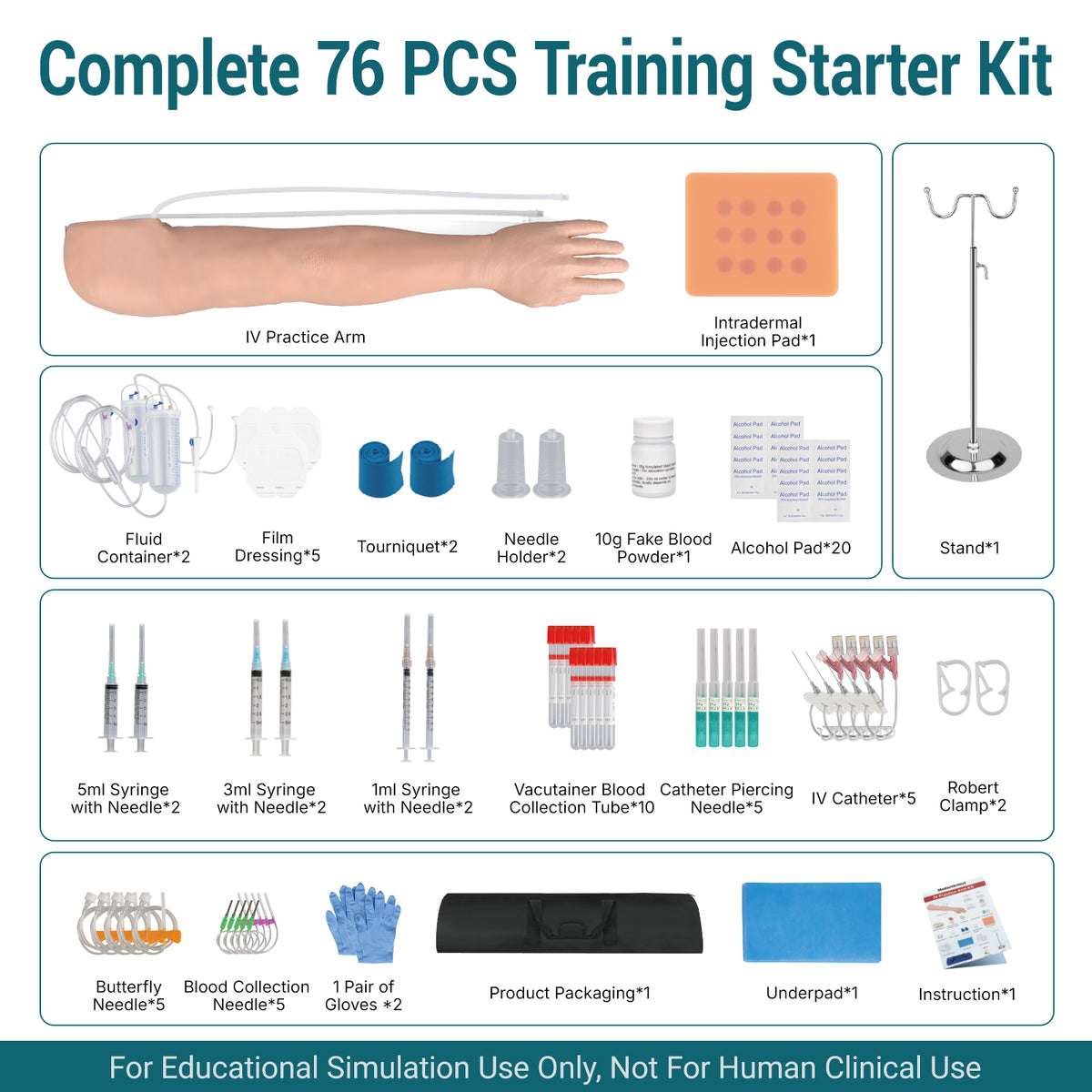 Medarchitect IV Training Arm Kit with IM Injection Practice