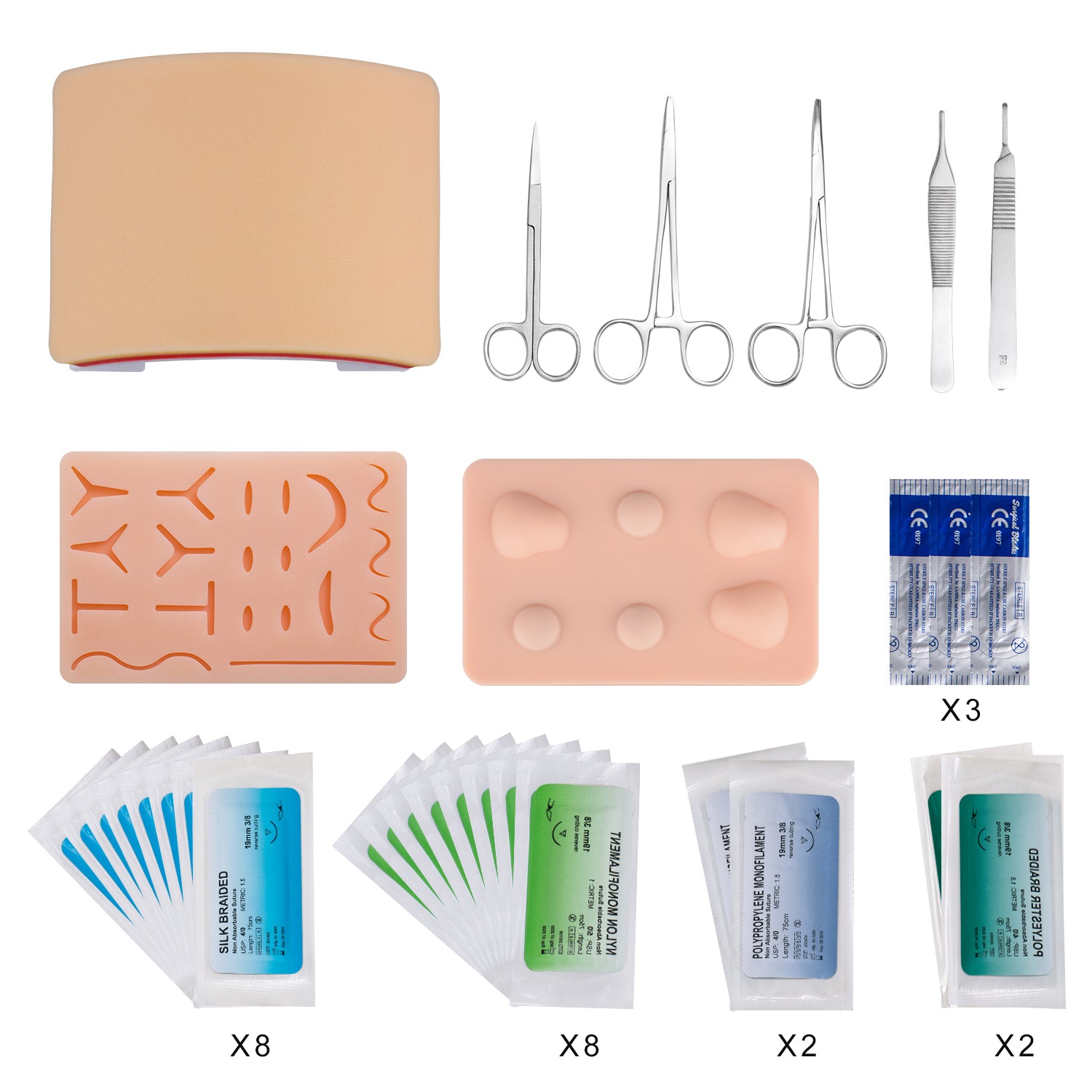 Medarchitect Advanced Surgery Suture Kit Complete Set