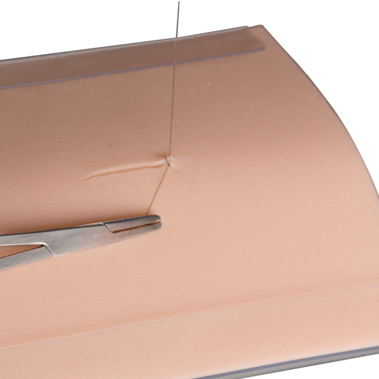 Medical Suturing Practice On Silicone Skin Pad