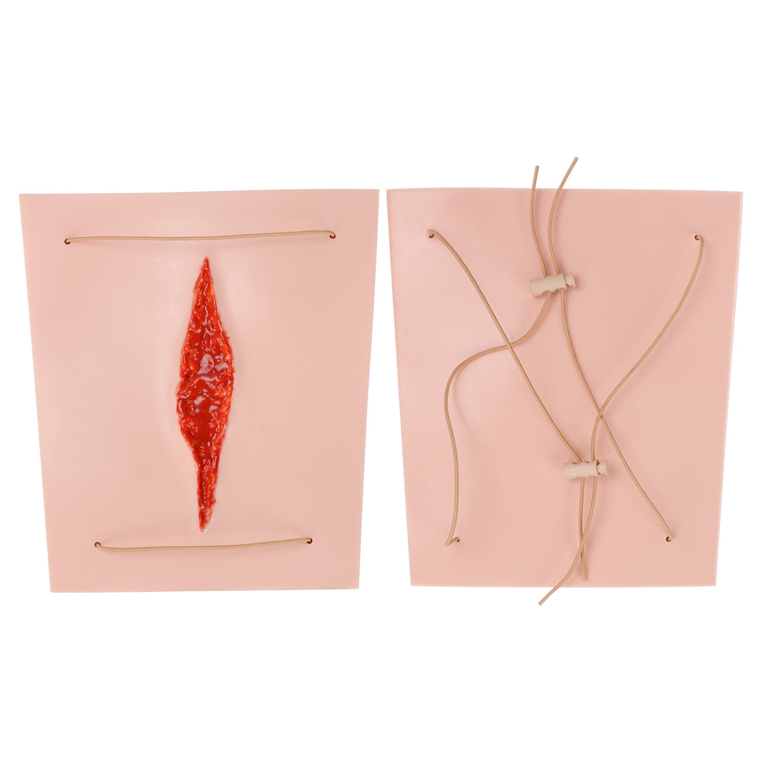 Medical Wound Care Practice On Wearable Foot Model