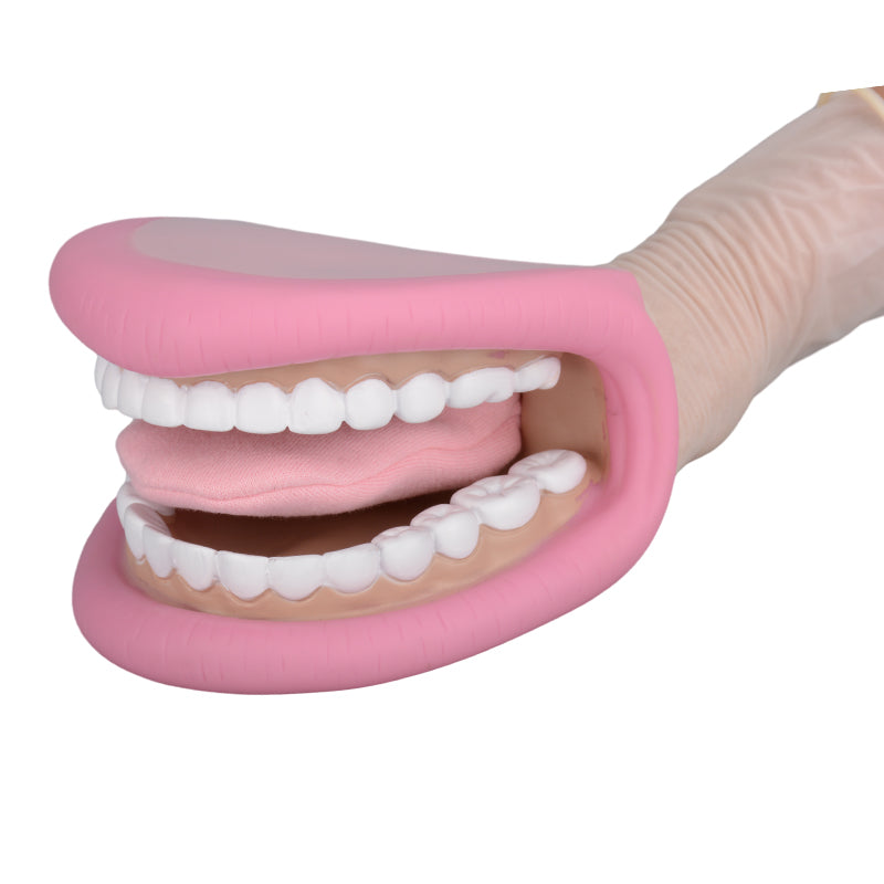 Mouth Puppet With Toothbrush For Kids