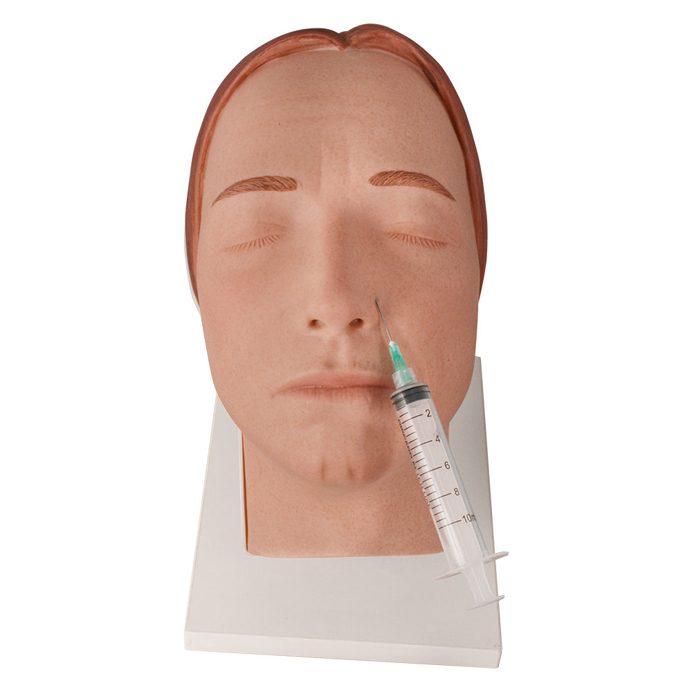 Multi-Angle Female Injection Practice Mannequin Head