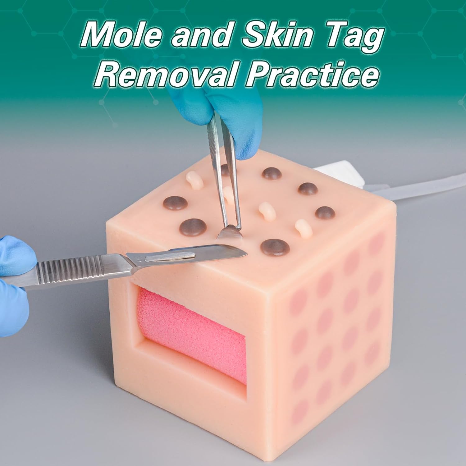 MultiSkills MedCube Trainer for Mole and Skin Tag Removal Practice