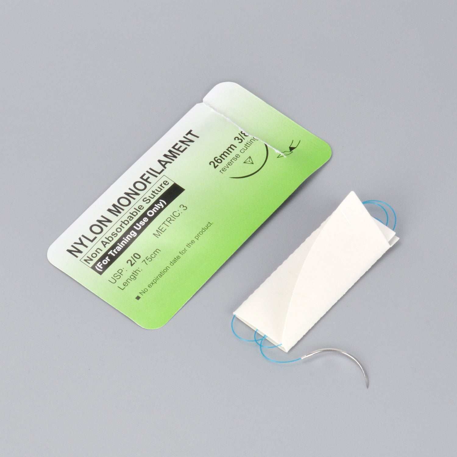 Nylon Monofilament Non Absorbable Suture With Needle