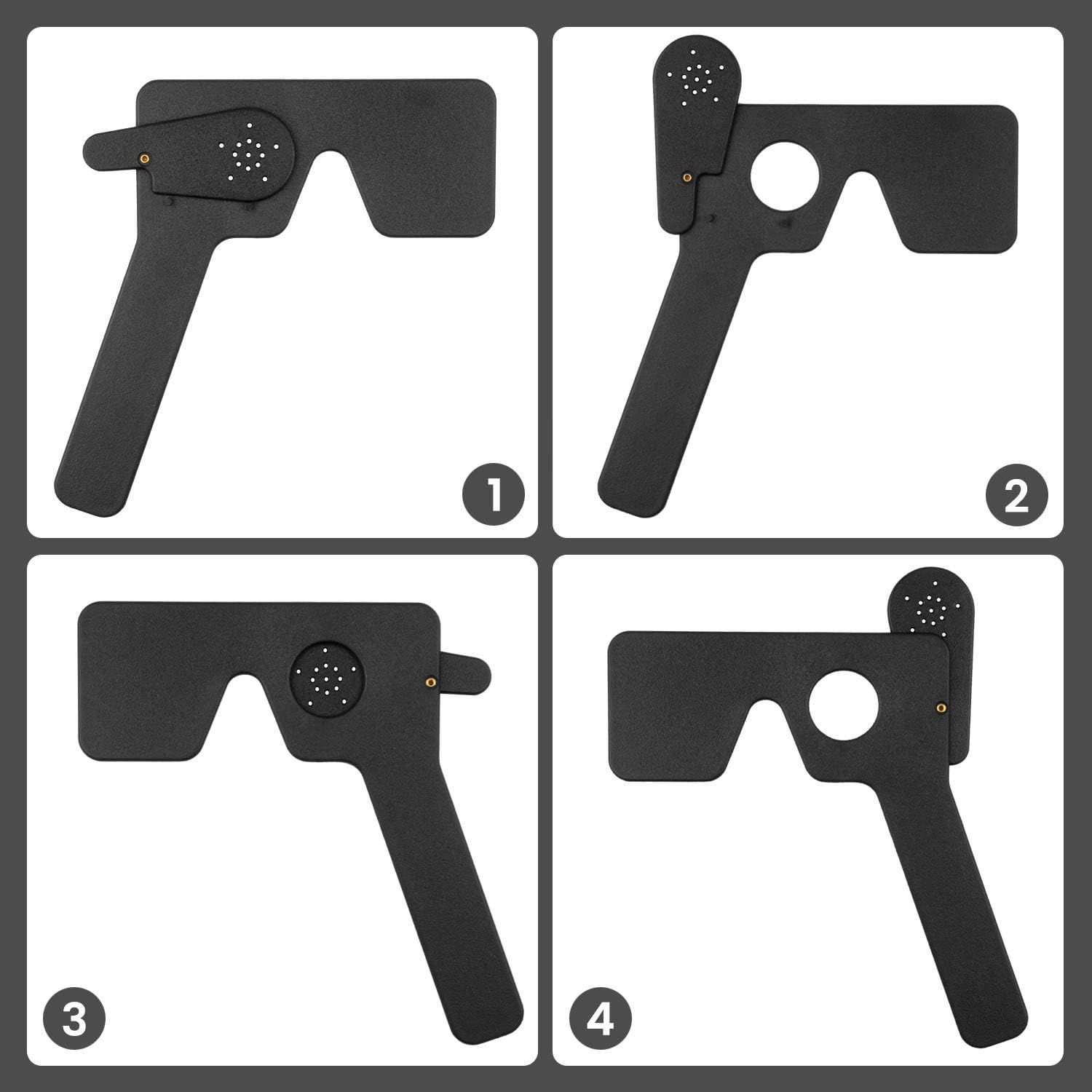 Optometry Pinhole Occluder Handheld Tool
