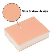 Load image into Gallery viewer, Injection Pad for Nurses, Subcutaneous Injection Training Pads for Medical Students, Silicone Injection Practice Skin Models with Sponge