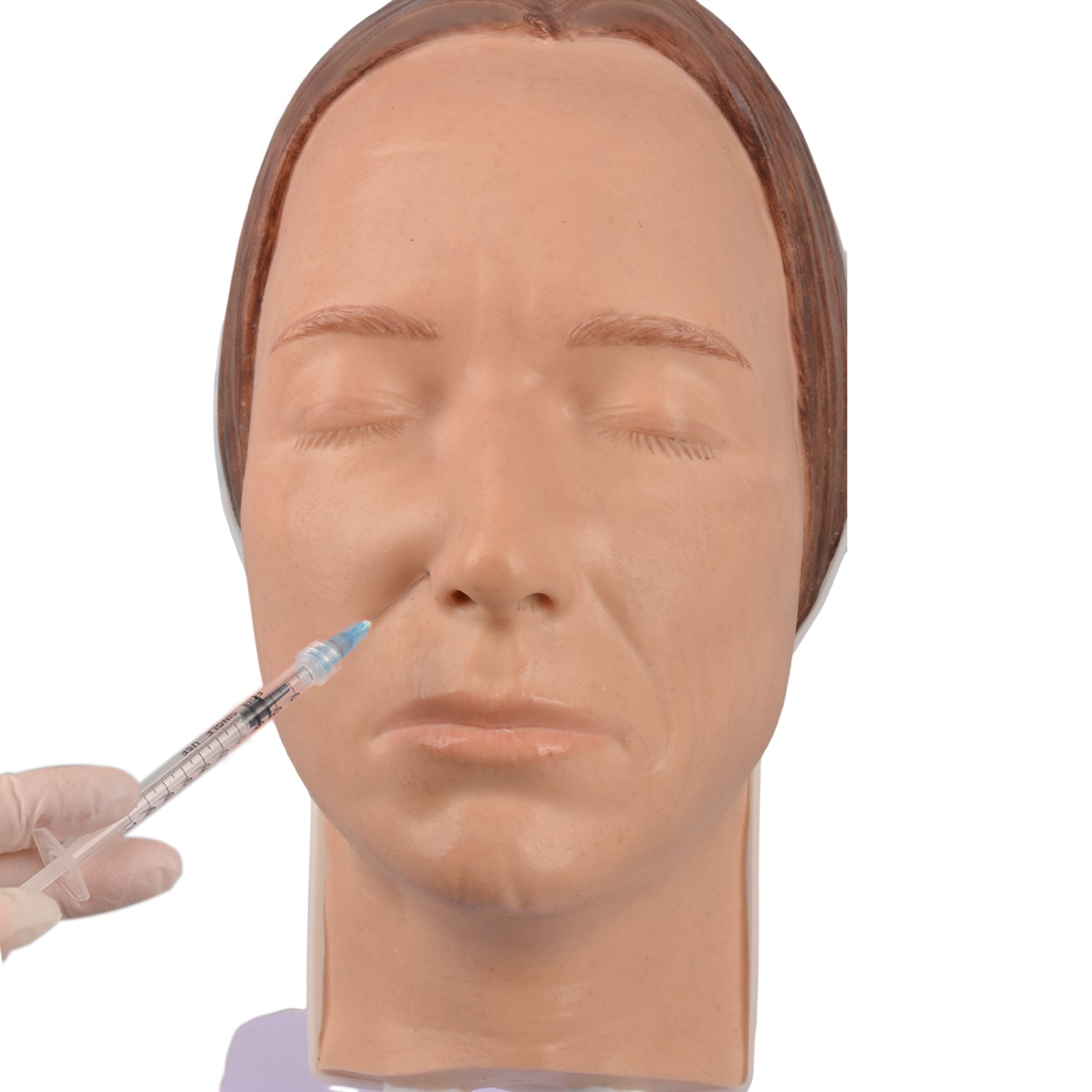 Injection Training Mannequin Face Model Head Model for Micro-Plastic Teaching,Practice Training to Medical Student,Doctor,Esthetician - [shop_medarchitect]