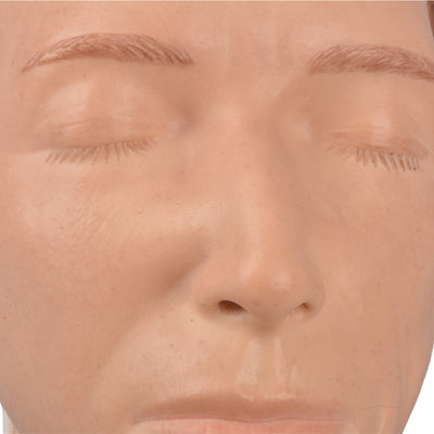Injection Training Mannequin Face Model Head Model for Micro-Plastic Teaching,Practice Training to Medical Student,Doctor,Esthetician - [shop_medarchitect]