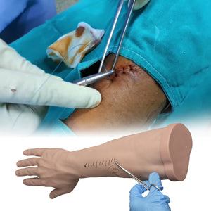 Suture and Stapling Practice Arm, Suture Skill Trainer Hand Surgery Model