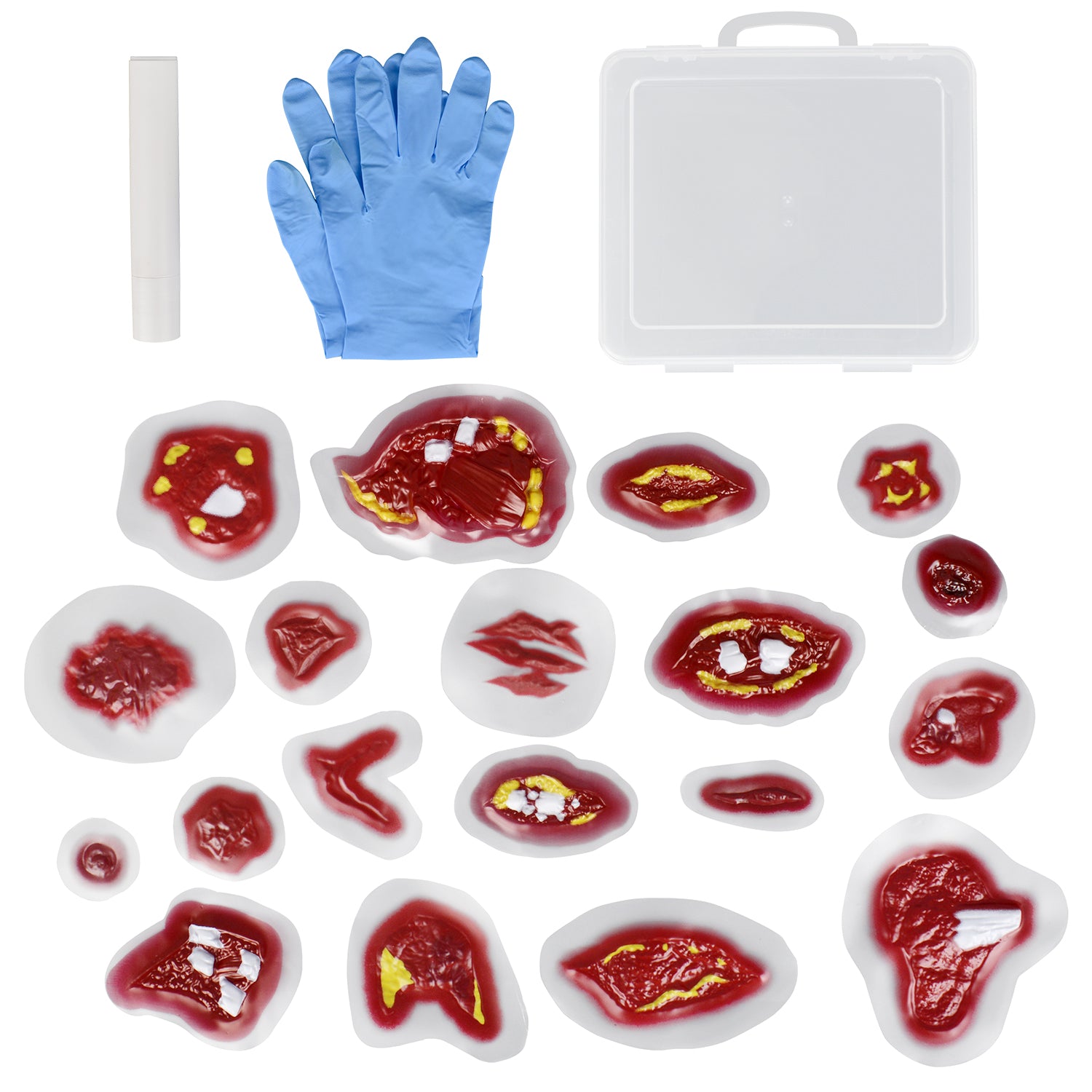 PVC Trauma Wound Moulage Kit