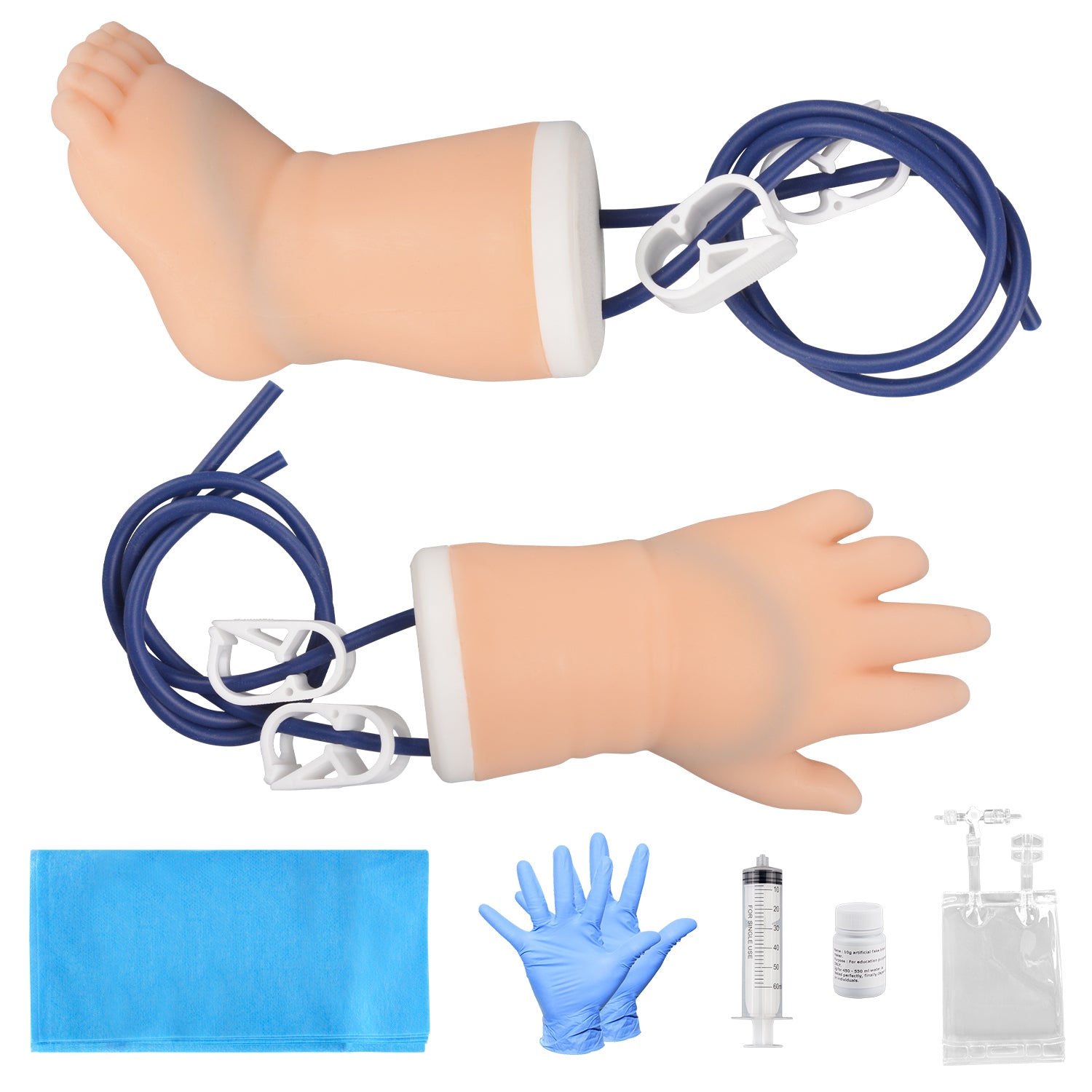 Pediatric IV Practice Kit With Infant Hand And Foot Models