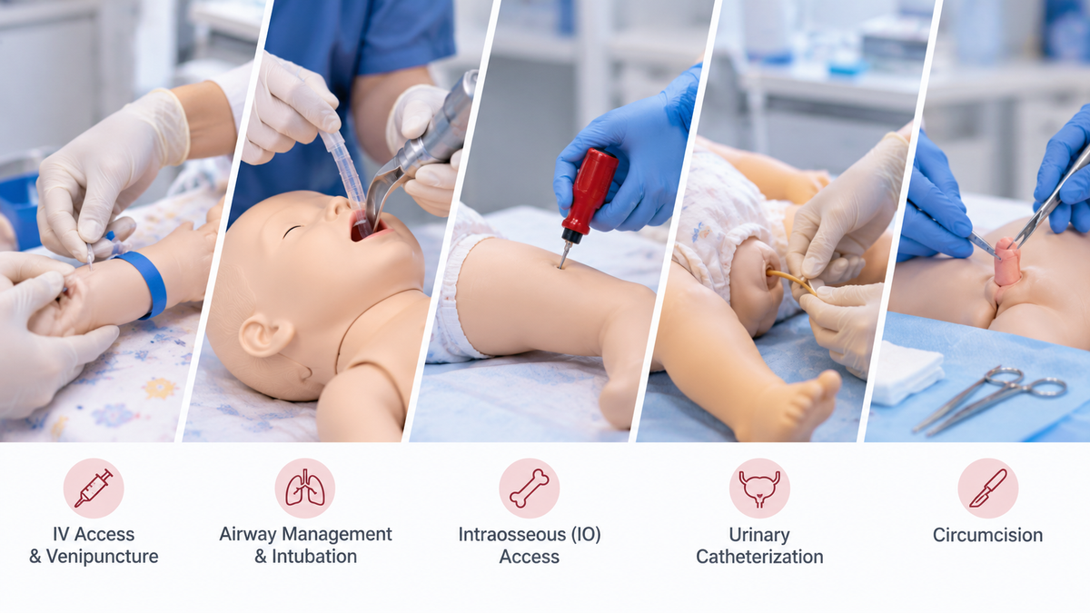 Pediatric Training Manikins & Skills Trainers