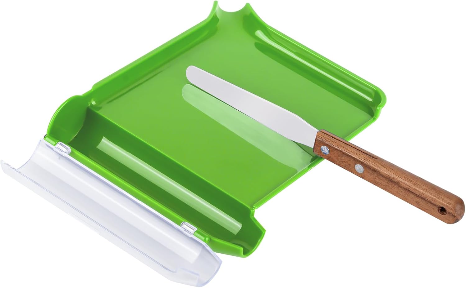 Pharmacy Pill Counting Tray with Spatula Green Color