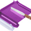 Pharmacy Pill Counting Tray with Spatula Purple