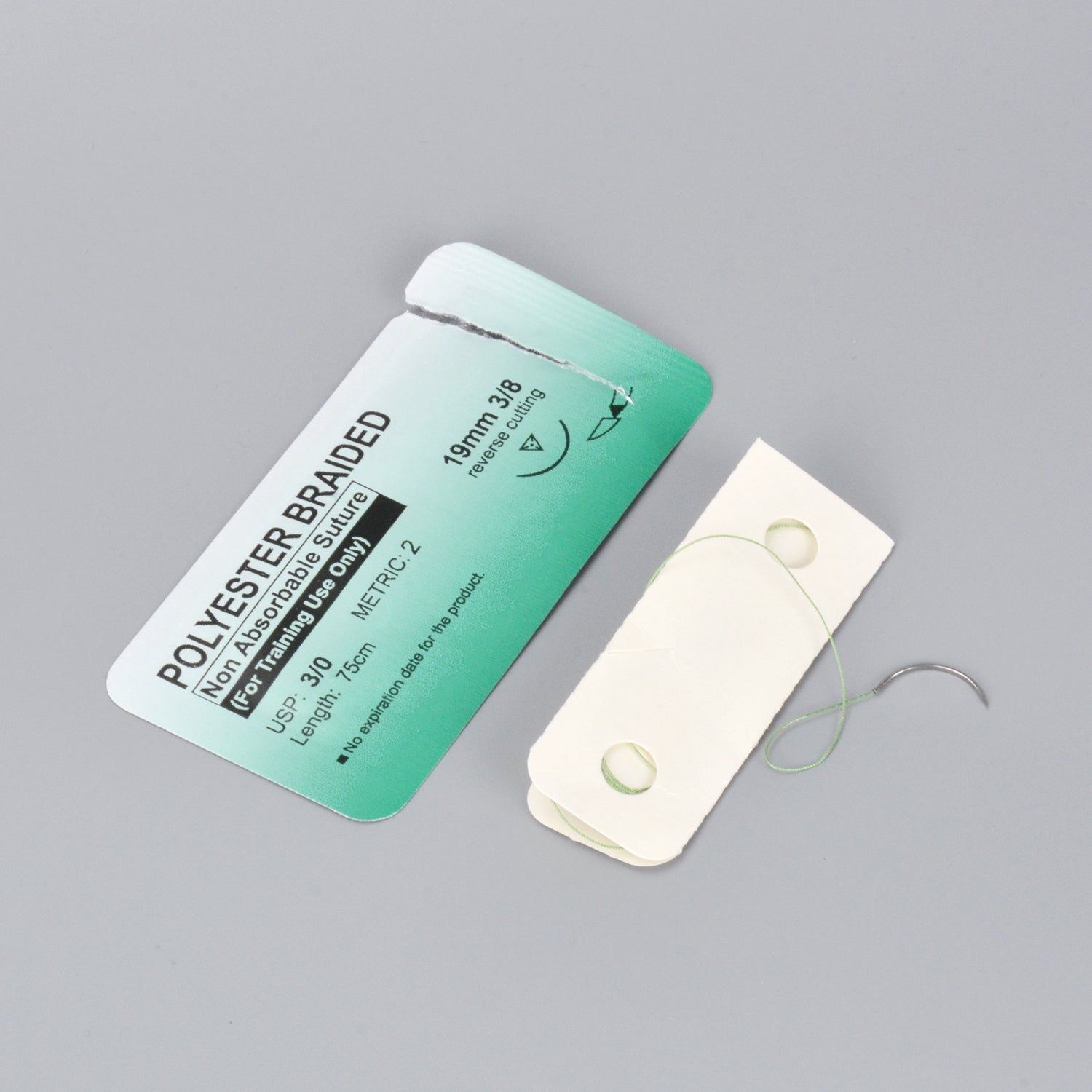 Polyester Braided Sutures with Needle
