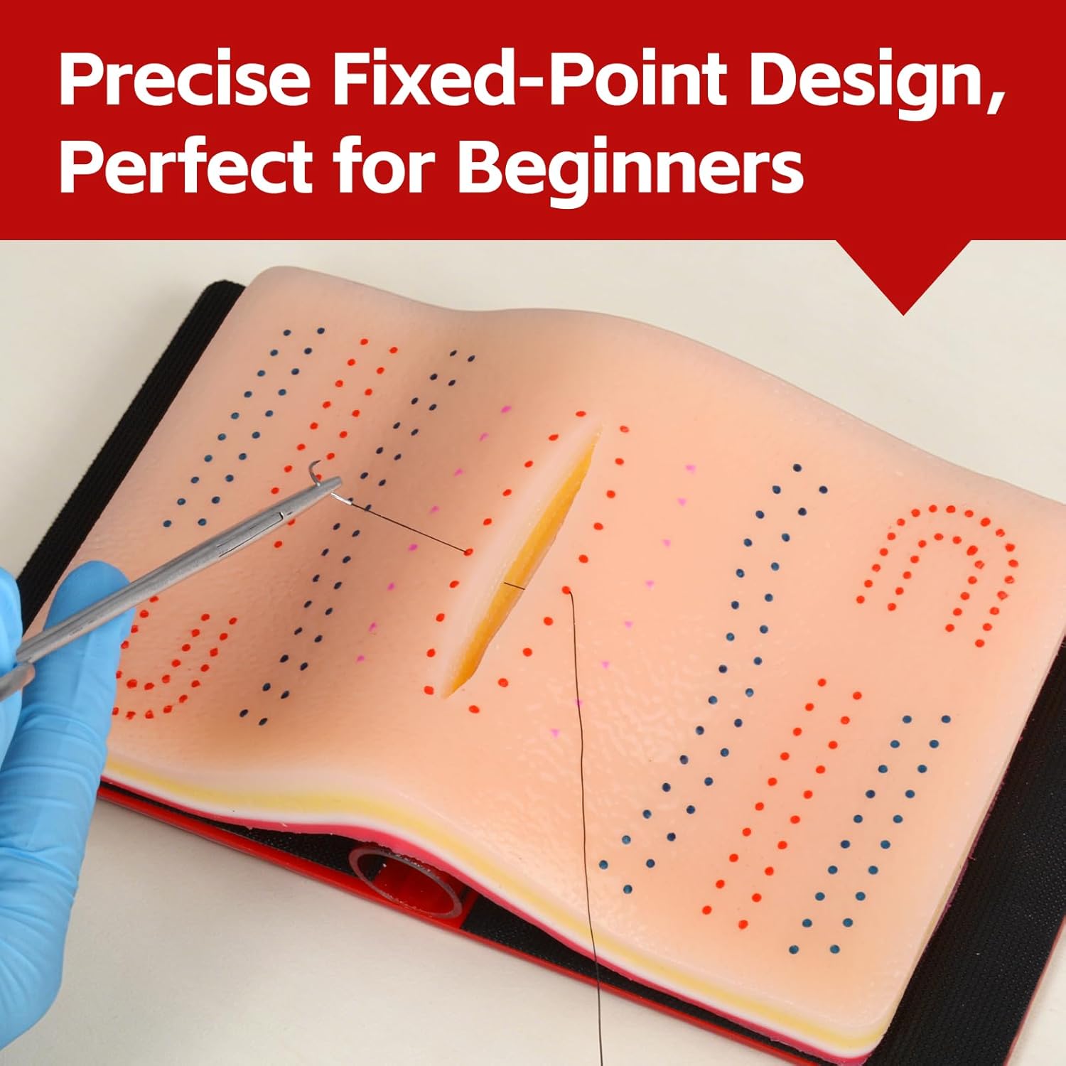 Precise Fixed-Point Suture Pad for Medical Students