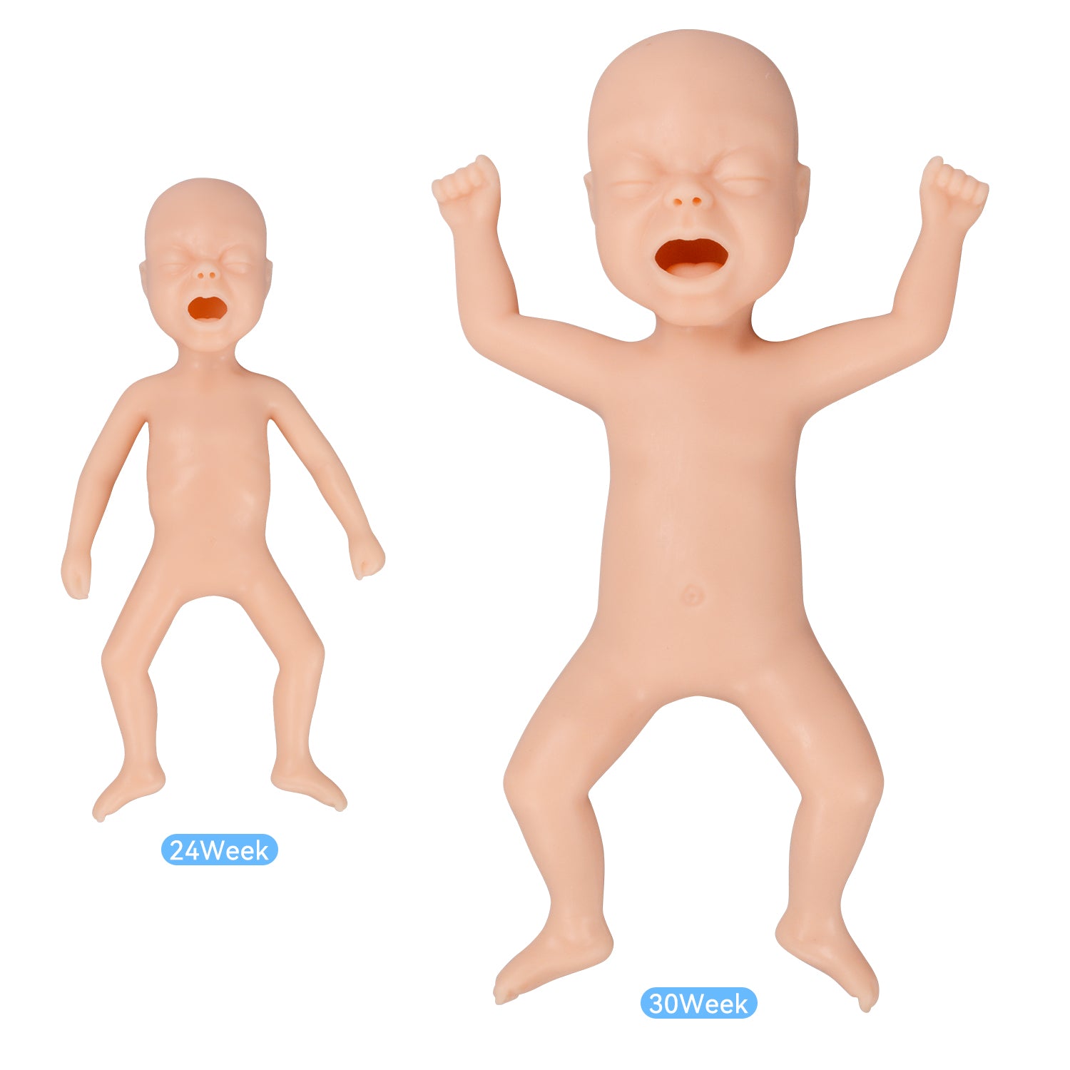 Preemie Infant Mannequins for Nasogastric Feeding Practice