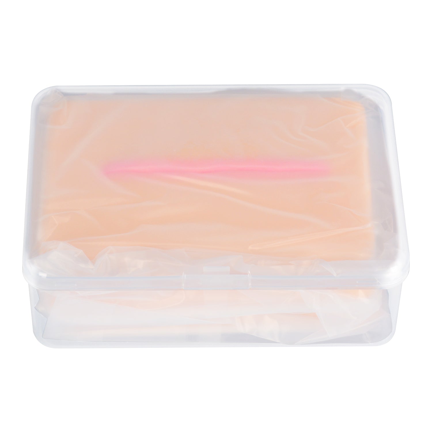 Realistic Atrophic Scar Model Card with Silicone Texture