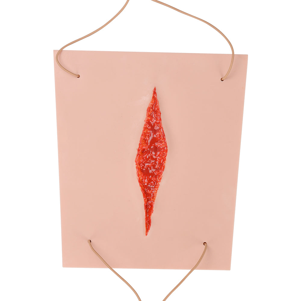 Realistic Foot Laceration Silicone Wound Detail