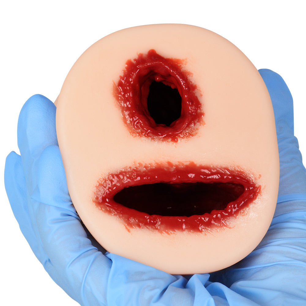 Realistic Gunshot And Laceration Wound Model