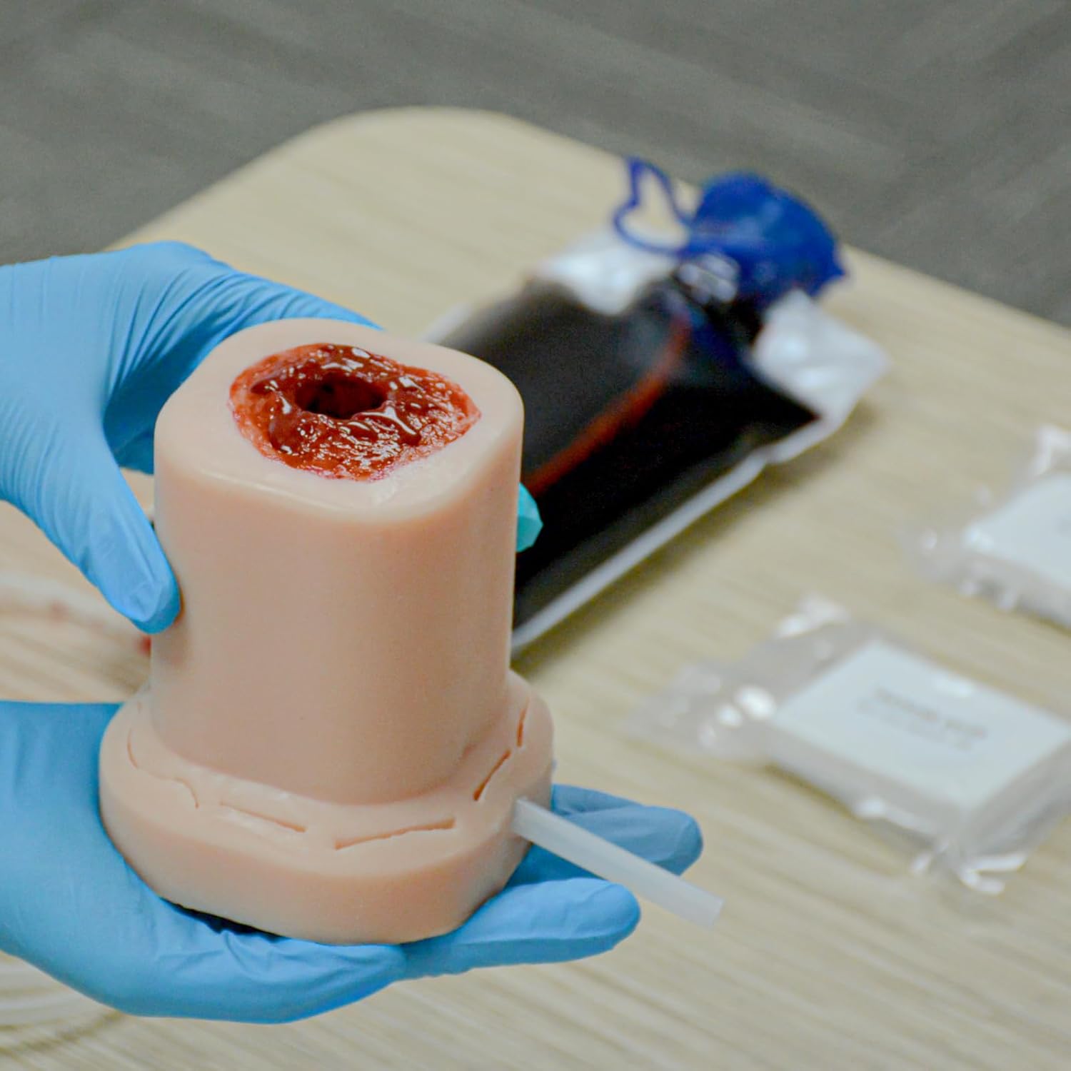 Realistic Gunshot Wound Simulation Model