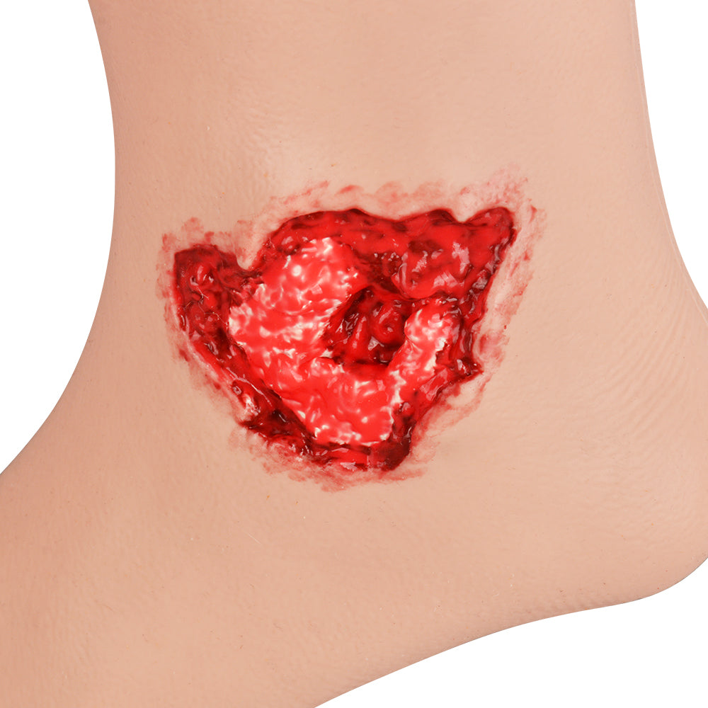 Realistic Gunshot Wound on Ankle Trainer