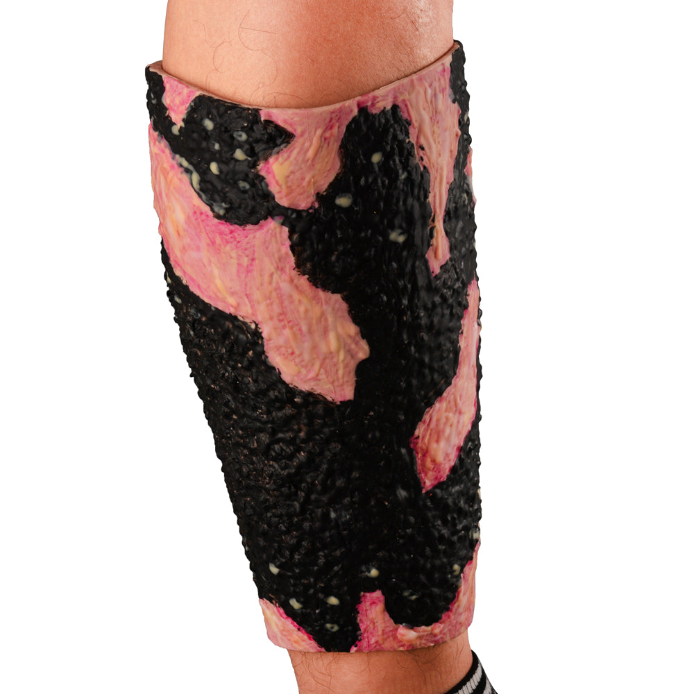 Realistic Third-Degree Burn Simulator Lower Leg