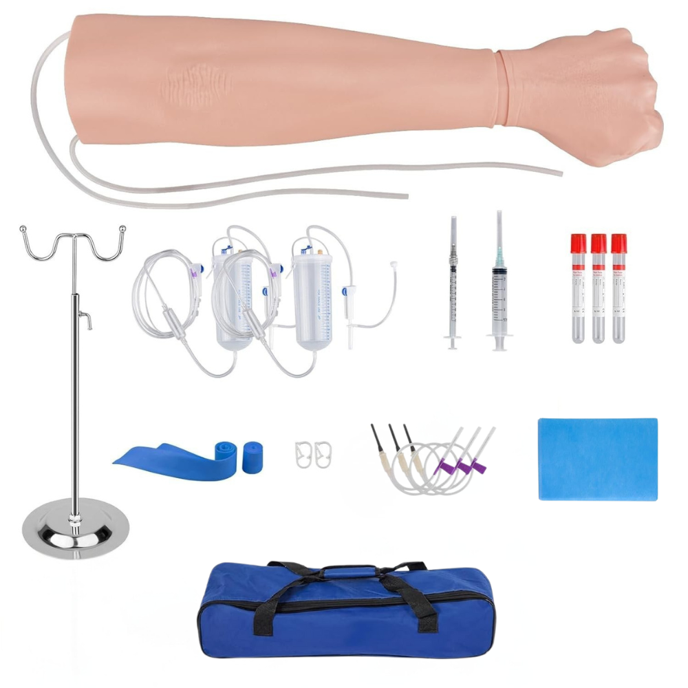Injections Rig Arm Replaceable Skin IV Training Arm for Injection & Phlebotomy Practice ...