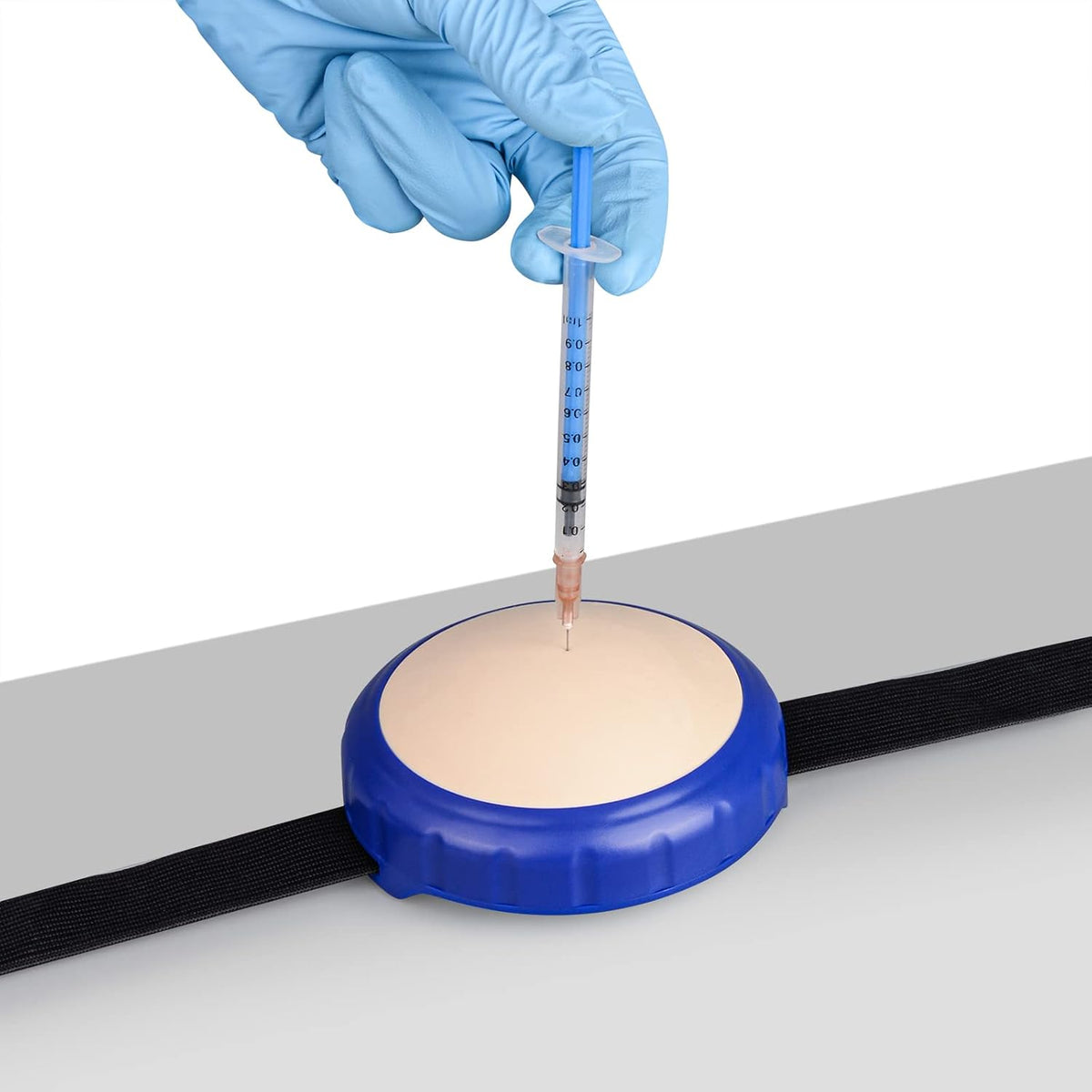 Round Intramuscular Injection Practice Pad Wearable