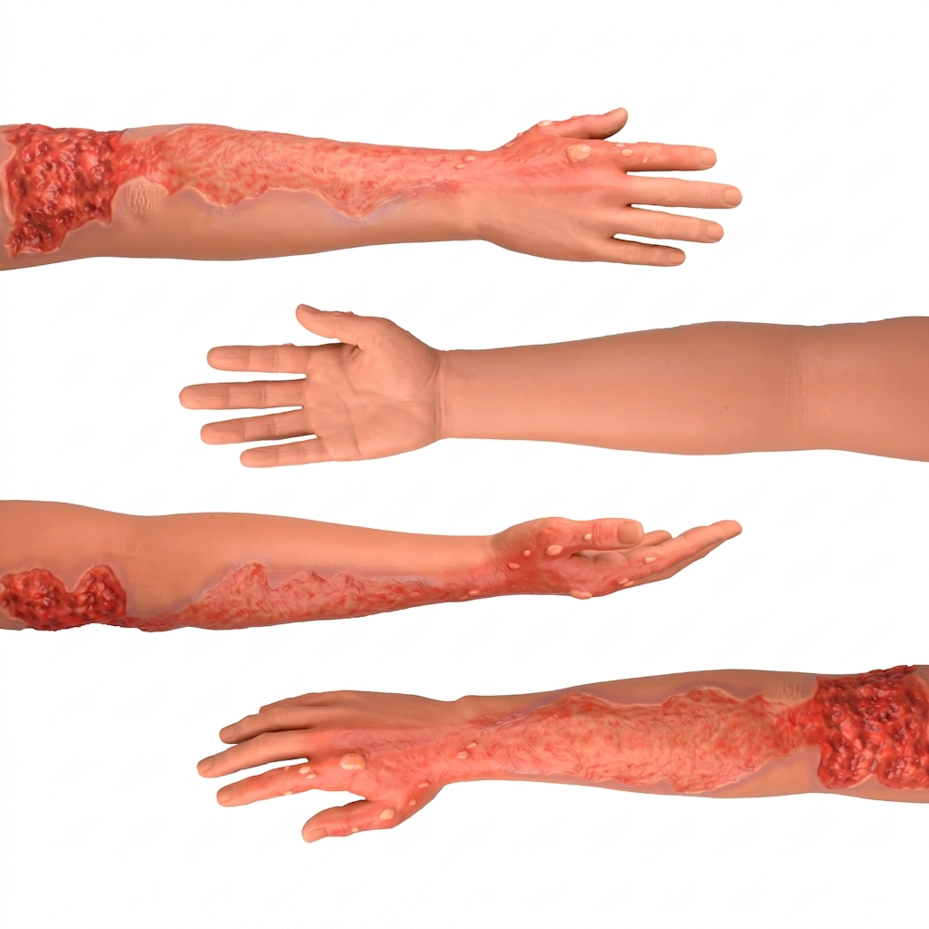 Severe Burn Wound Care Full Arm Training Model