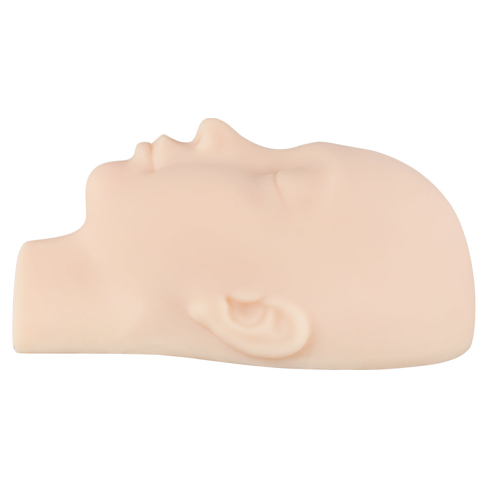 Side View of Face Model Showing Detailed Facial Features