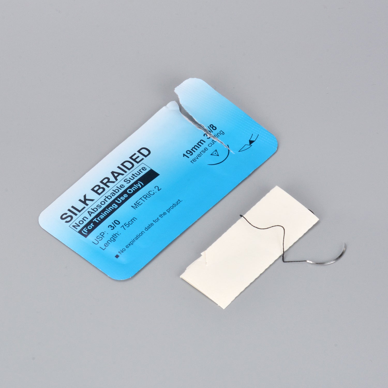 Silk Braided Sutures with Needle