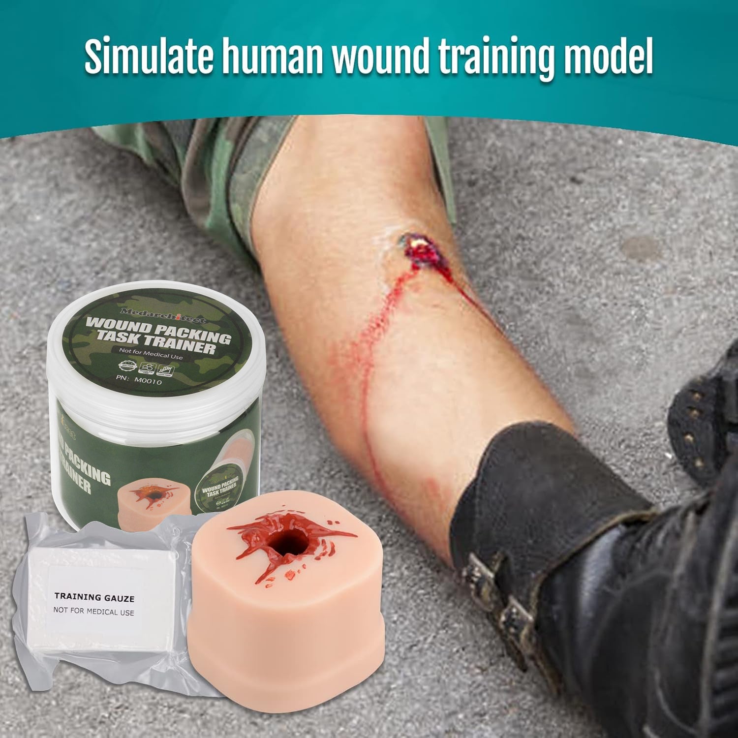 Simulate Human Wound Packing Task Trainer