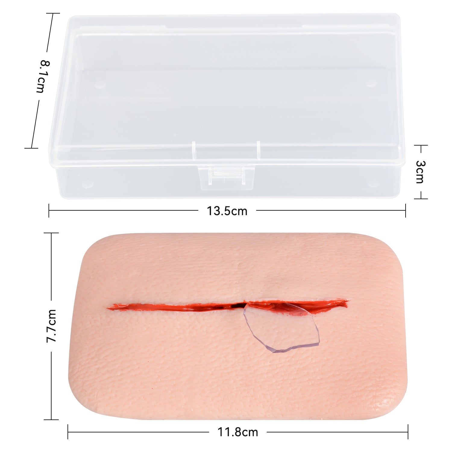 Sticky Glass Cut Wound Simulation Model