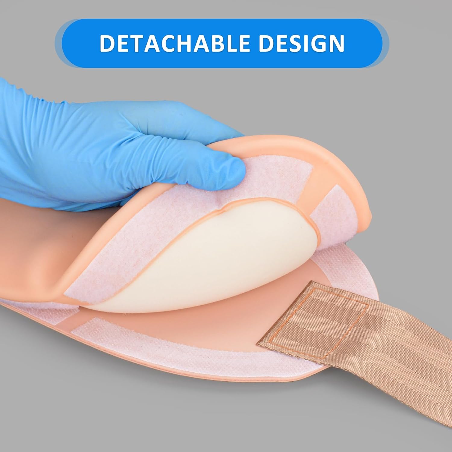 Subcutaneous Injection Practice Pad With Removable Sponge Core