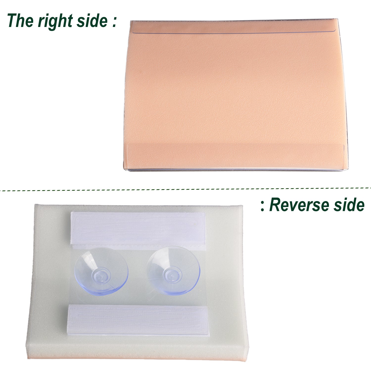 Suture Pad Front Side And Back Side Display