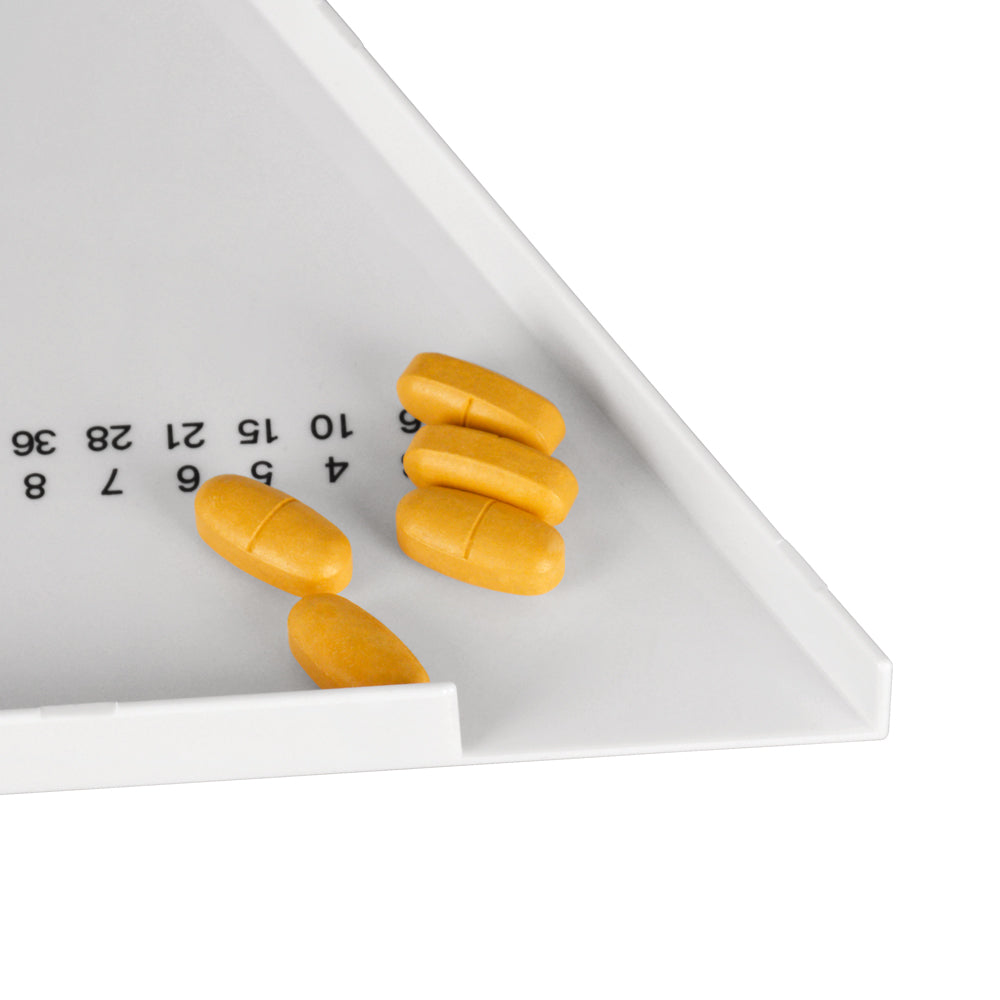 Hcl Triangular Tablet Counter Triangle Tablet Counter Tray with Spatula – Medarchitect