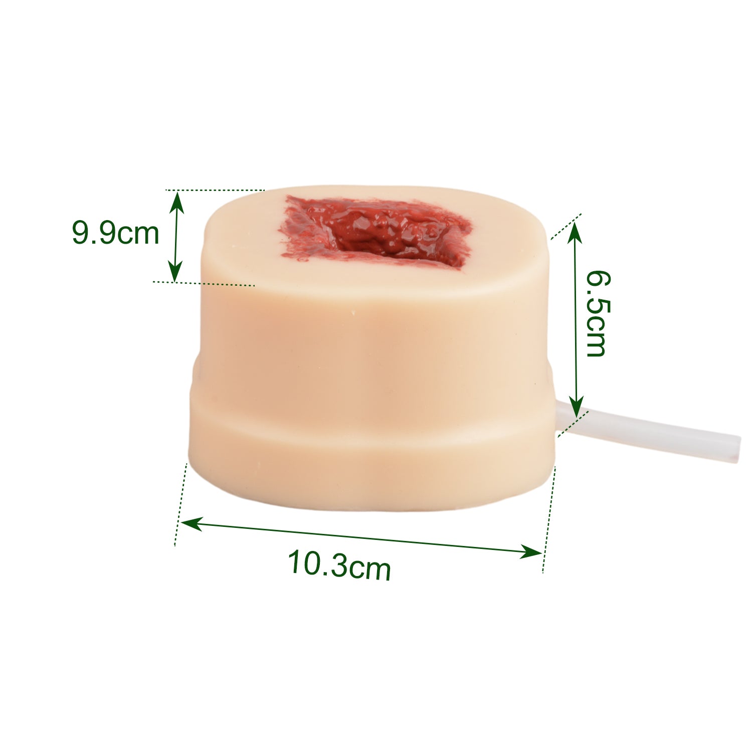 The Size Detail of Trauma Wound Simulator