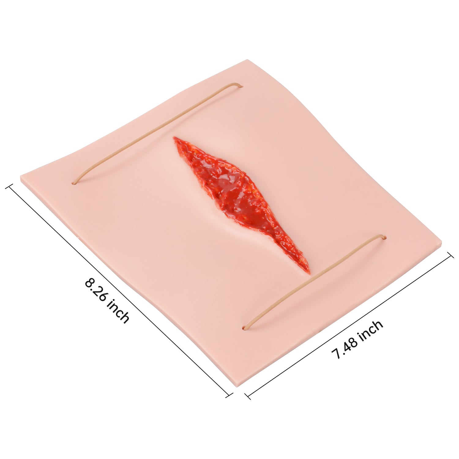 The Size Dimension of Foot Laceration Wound Care Training Model
