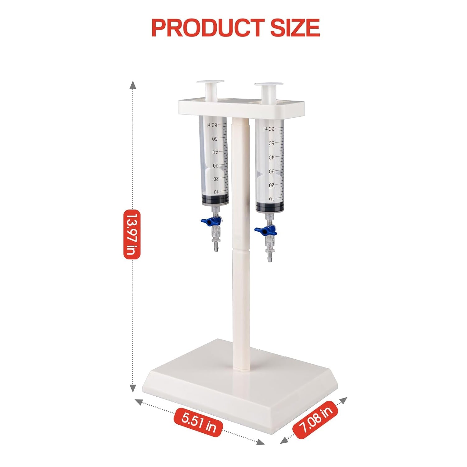 The Size Info of ABS Circulation Stand
