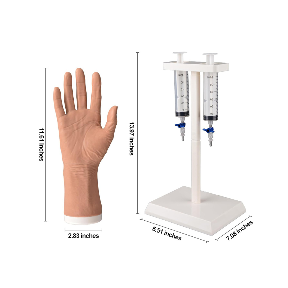 The Size Info of Geriatric IV Injection Hand