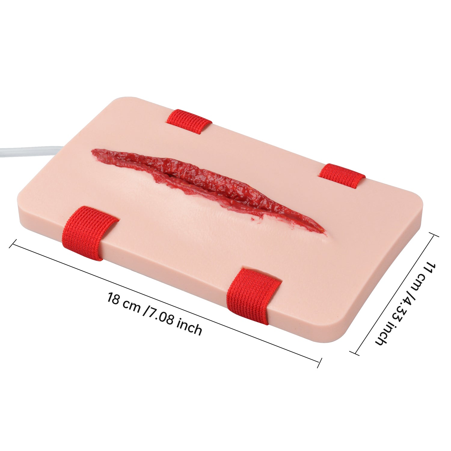 The Size Info of Laceration Trauma Injury Simulator